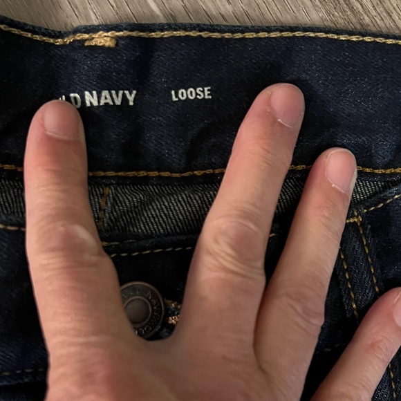 Old Navy Men's Deep Indigo Loose Jeans Lot 1071 - Picture 6 of 8